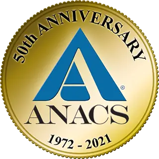 ANACS 50th Logo Coin